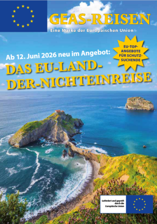 Pro Asyl: Satirischer Flyer zur Einführung des Gemeinsamen Europäischen Asylsystems (GEAS)